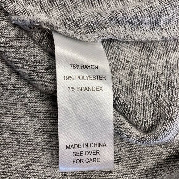 FORTUNE + IVY, Women’s Regina Hacci Knit Dress Sz‎ L, Heather Gray, Long Sleeves - Picture 6 of 12